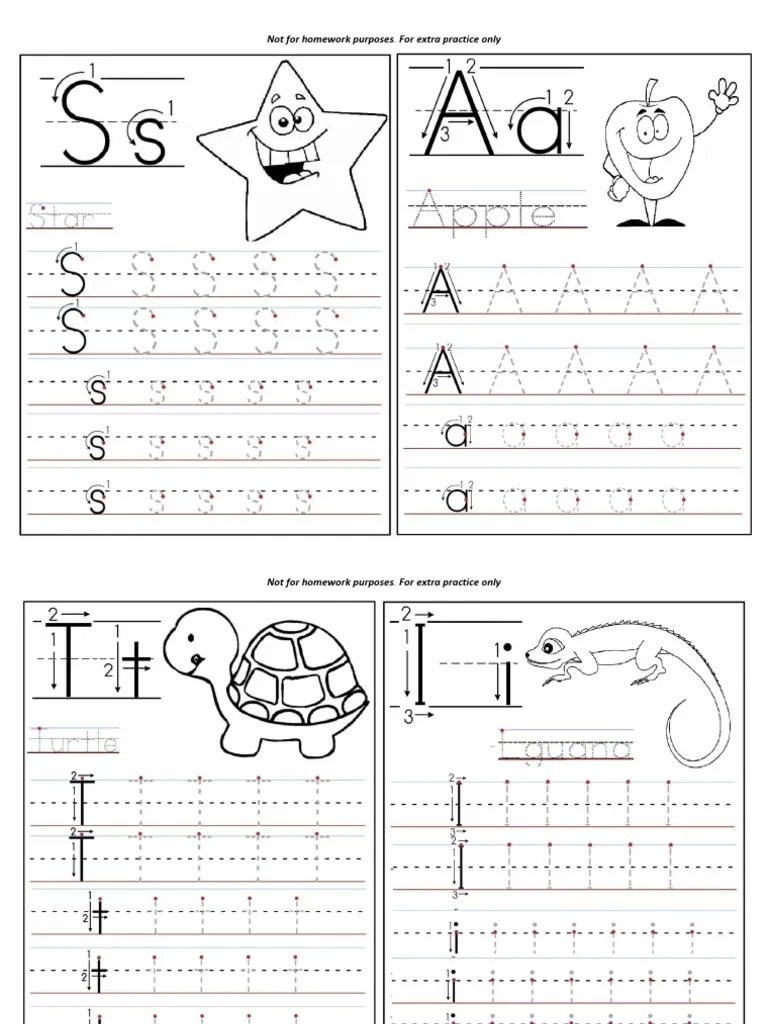 kg1 alphabet tracing week 1