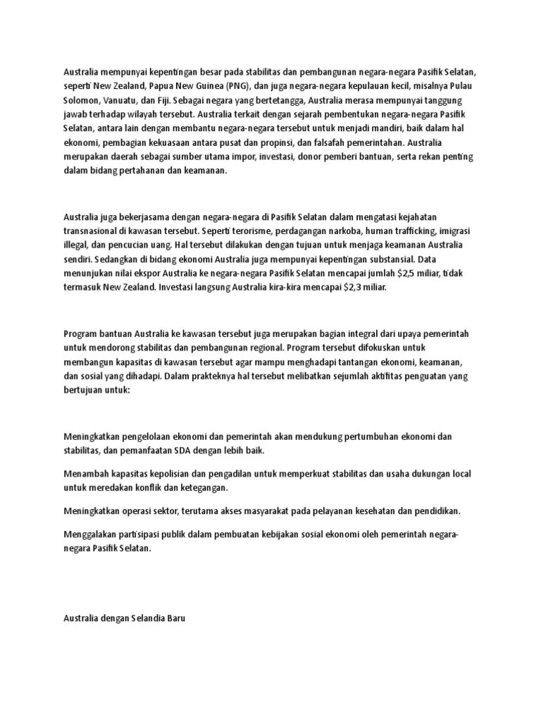 Australia Dan Pasifik