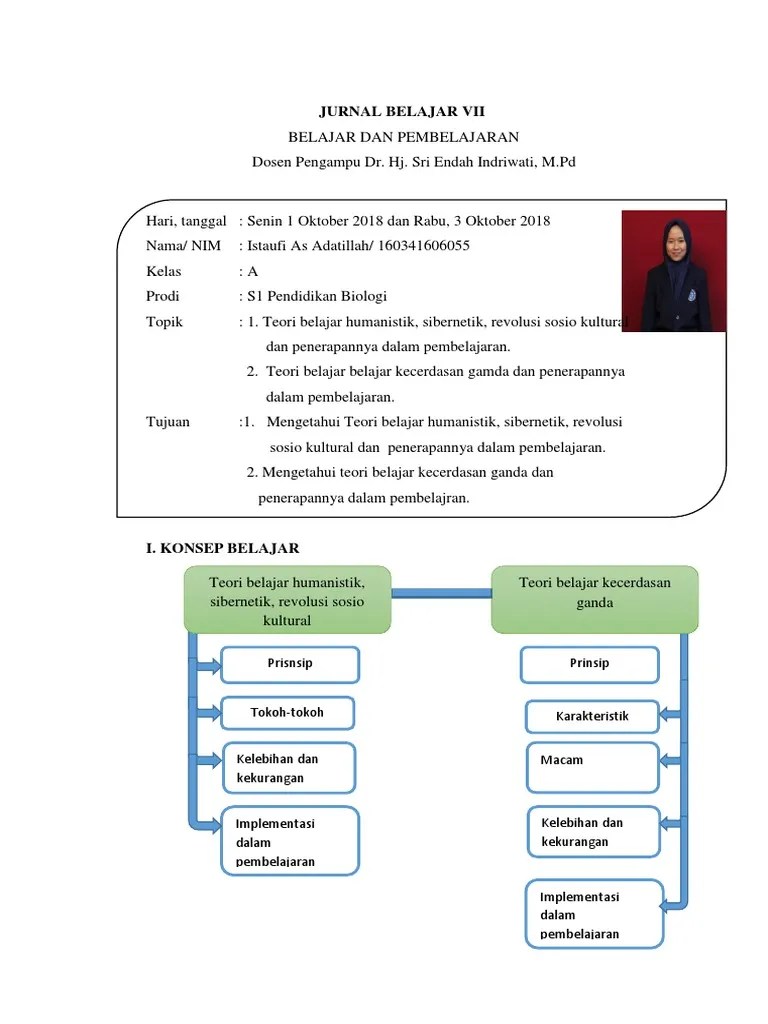 Jurnal Belajar Vii | PDF