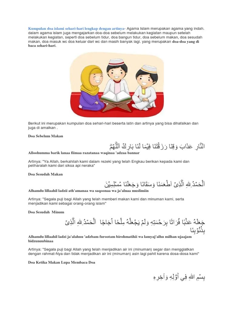 Doa Sebelum Makan Islami - Gambar Islami