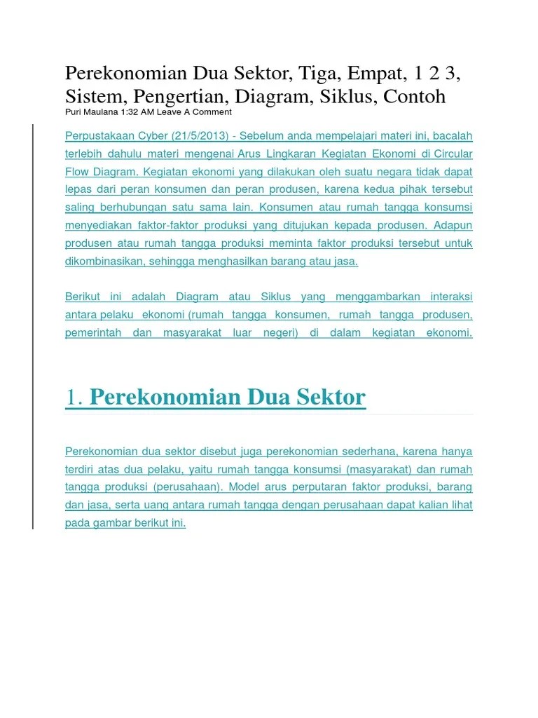 Kegiatan Ekonomi Yang Dilakukan Oleh Rumah Tangga Konsumen Adalah -  Berbagai Rumah