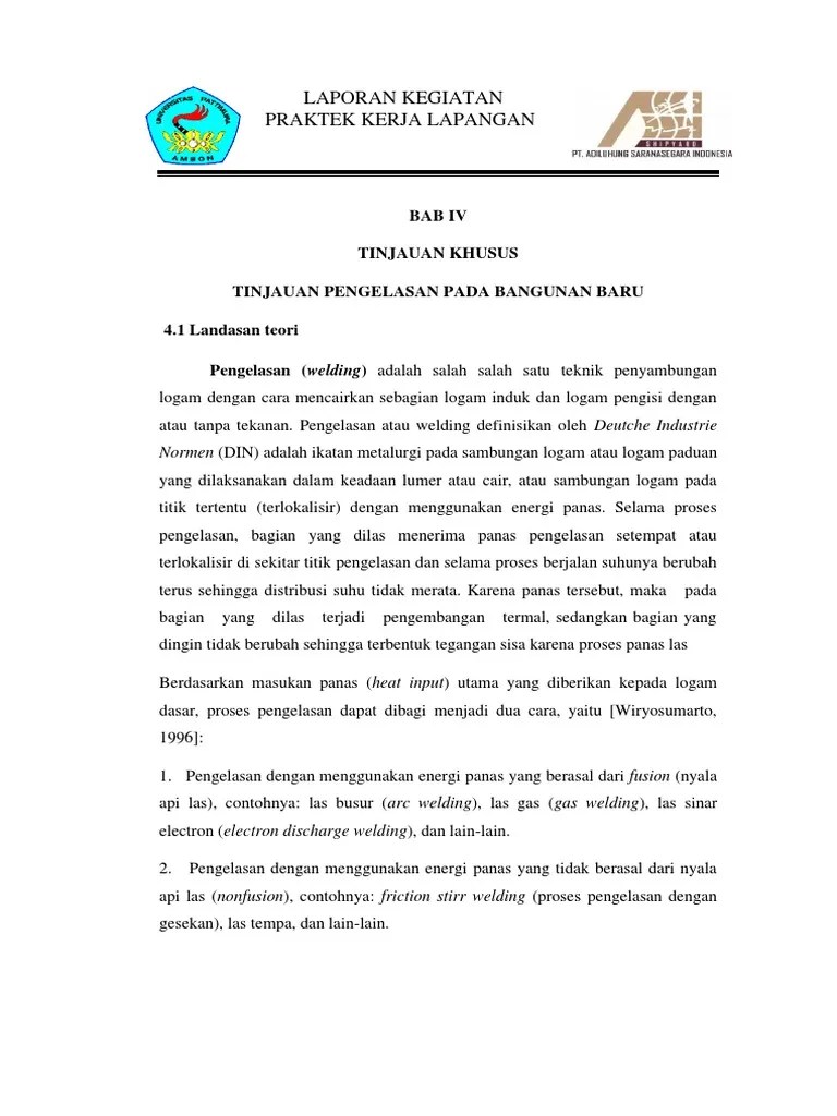 Pengertian psg dalam pedoman pelaksanaan prakerin (2016,. Bab Iv Tinjauan Khusus Laporan Pkl 2017 Pdf