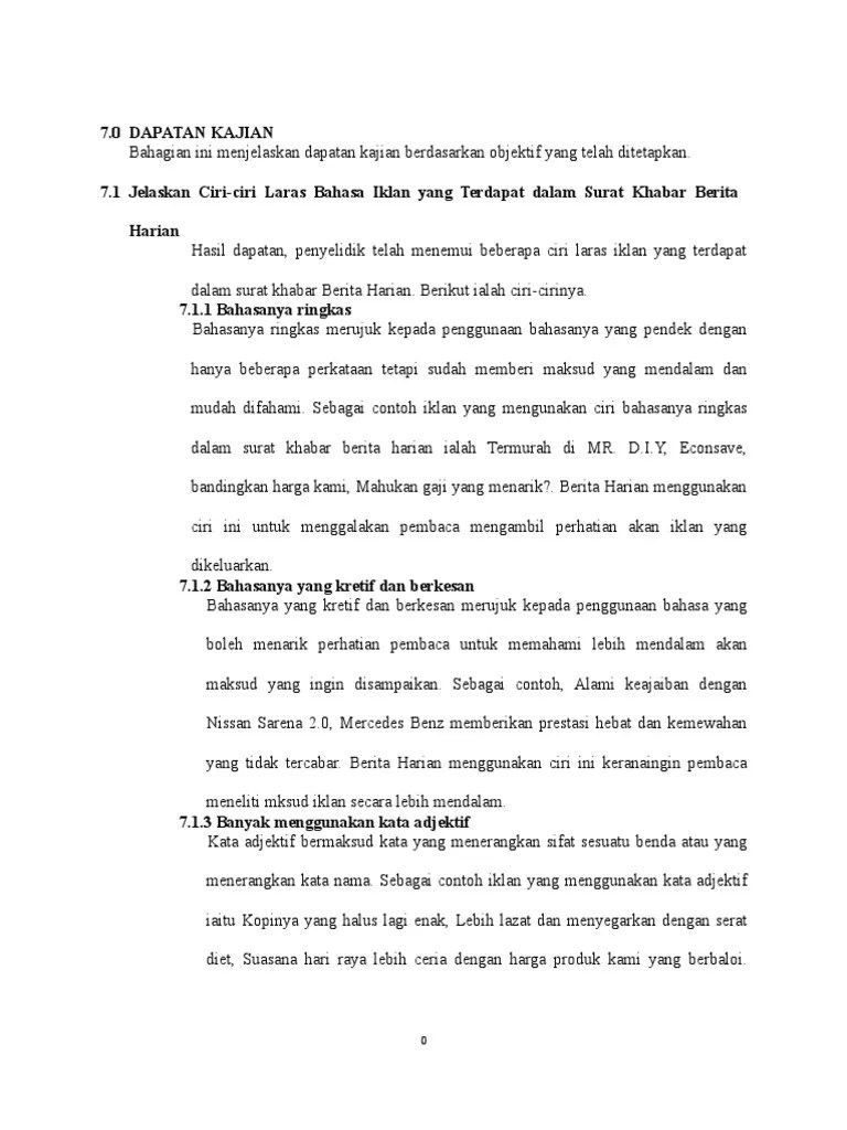 3.0 dapatan kajian 3.1 pendahuluan 3.1.1 definisi dapatan; Dapatan Kajian Pdf