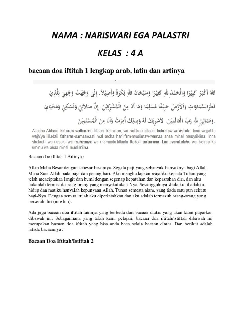 Doa Iftitah | PDF