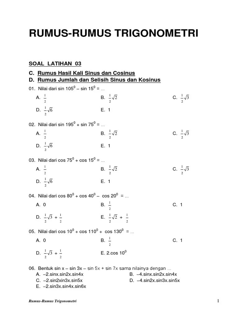 07-Latihan 03 | PDF