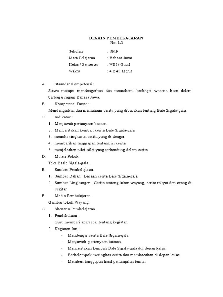 Cerita pengalaman pribadi liburan ke gunung bromo bahasa jawa ini merupakan kisah tuti yang sengaja dituliskan dalam buku diari. Desain Pembelajaran Bhs Jawa