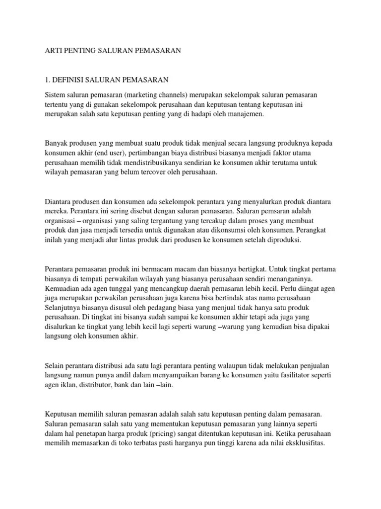 Kegiatan pengangkutan dan penyimpanan barang dari mulai proses produksi dari . Pemasaran Pdf