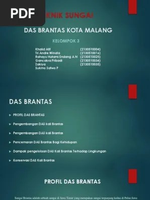 Das Brantas Kota Malang | PDF