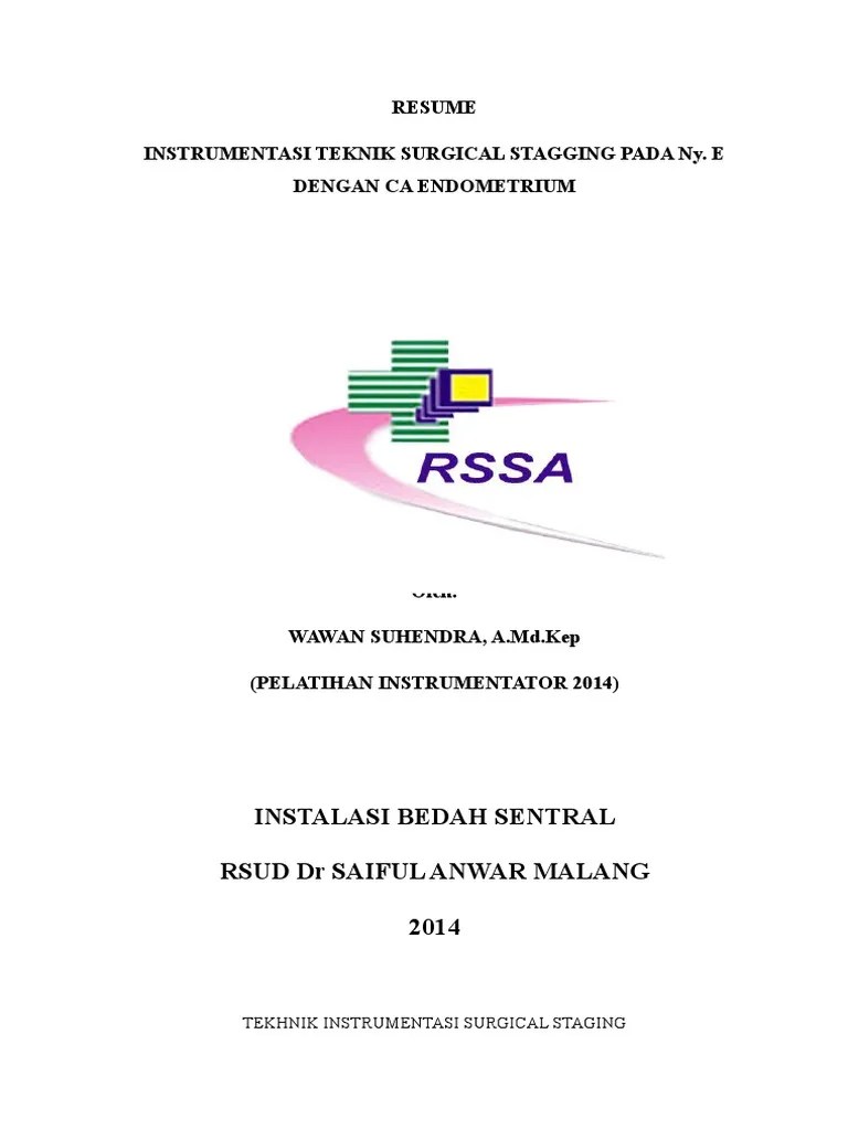 Ok 6 Instek Surgical Staging CA Endometrium | PDF