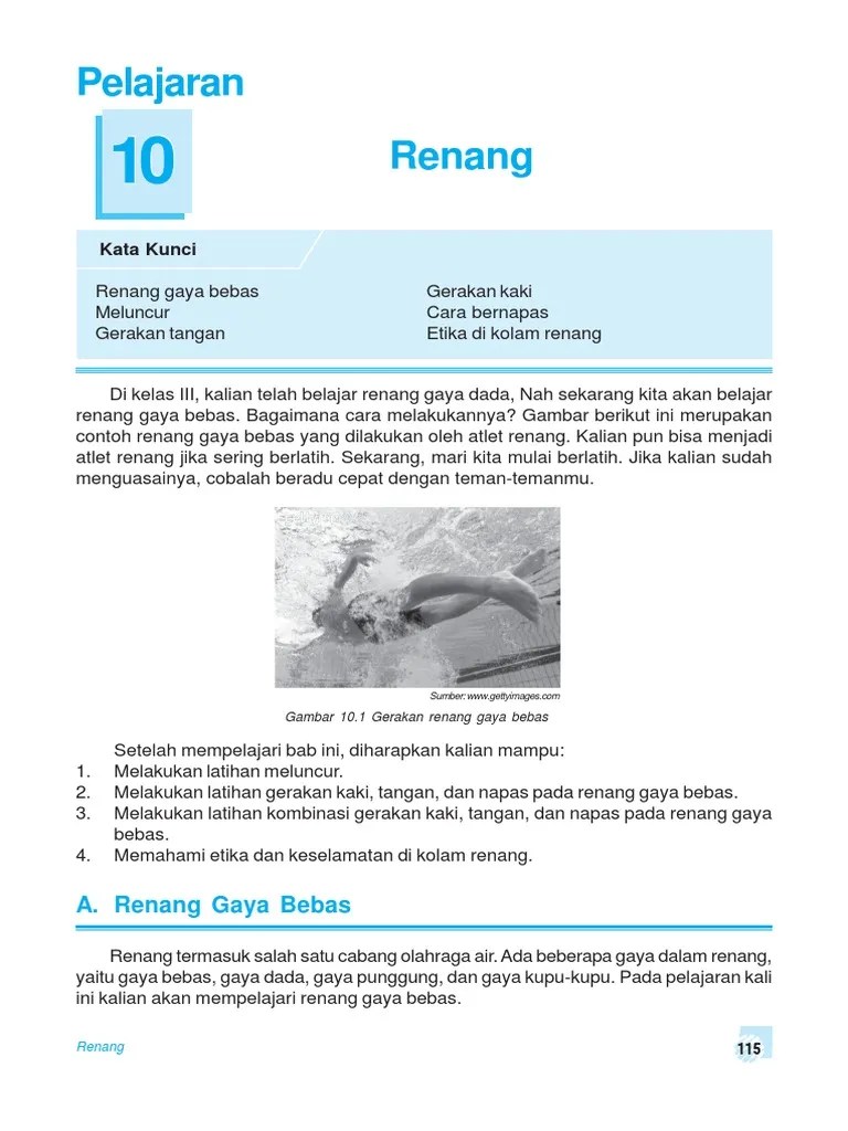 Penjasorkes SD-MI Kelas 4. Pelajaran 10 | PDF