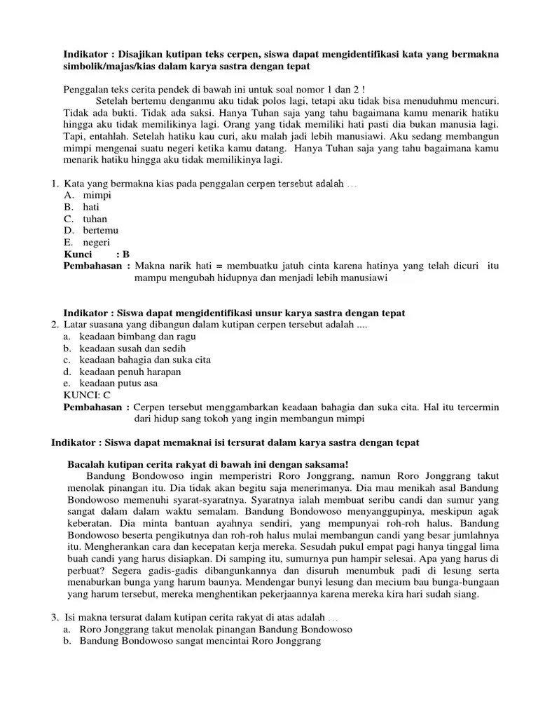 SASTRA (Soal Gabungan 1 - 40) | PDF