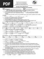 midterm exam in statistics and probability grade 11 pdf variance mean