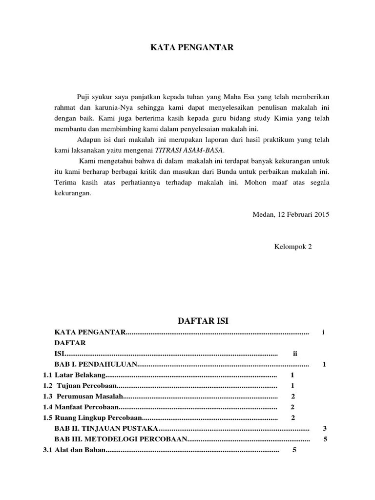 Indikator asam basa adalah suatu zat yang memberikan warna berbeda pada larutan asam dan larutan basa. Laporan Praktikum Indikator Asam Basa Alami