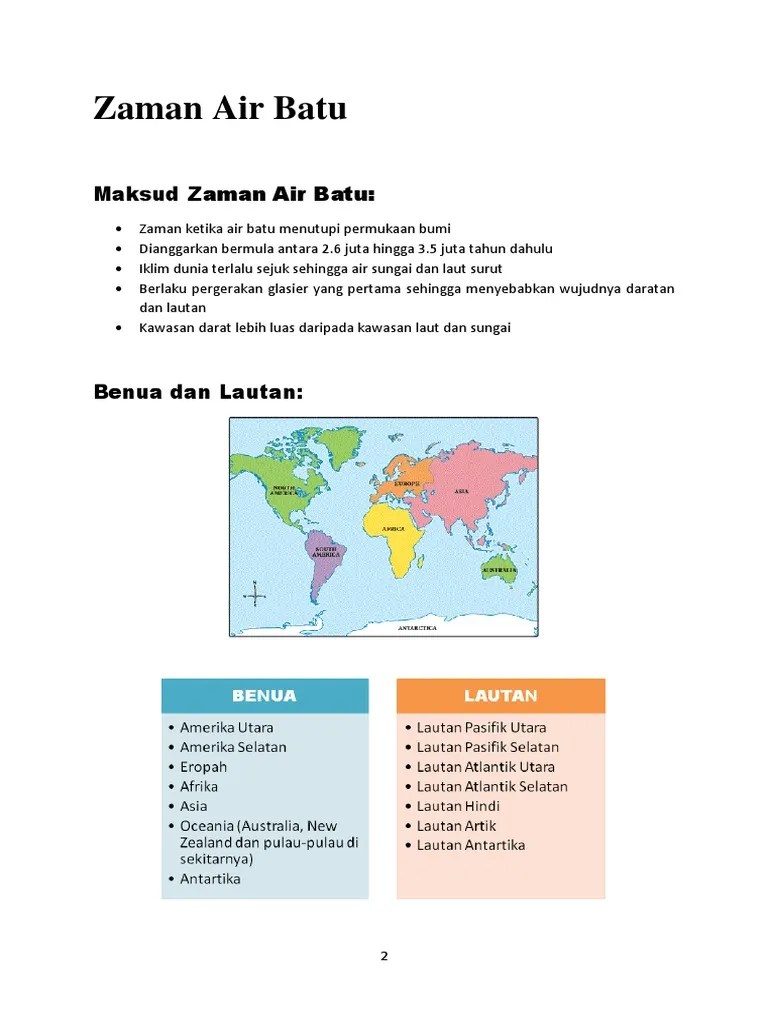 Baca versi flipbook dari nota komsas tingkatan 4. Folio Zaman Air Batu Pdf