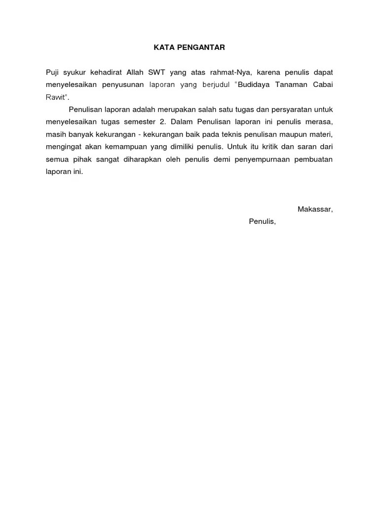Laporan departemen pertanian ri tahun 2006 menunjukkan bahwa . Laporan Praktikum Dda Dinarti Pdf