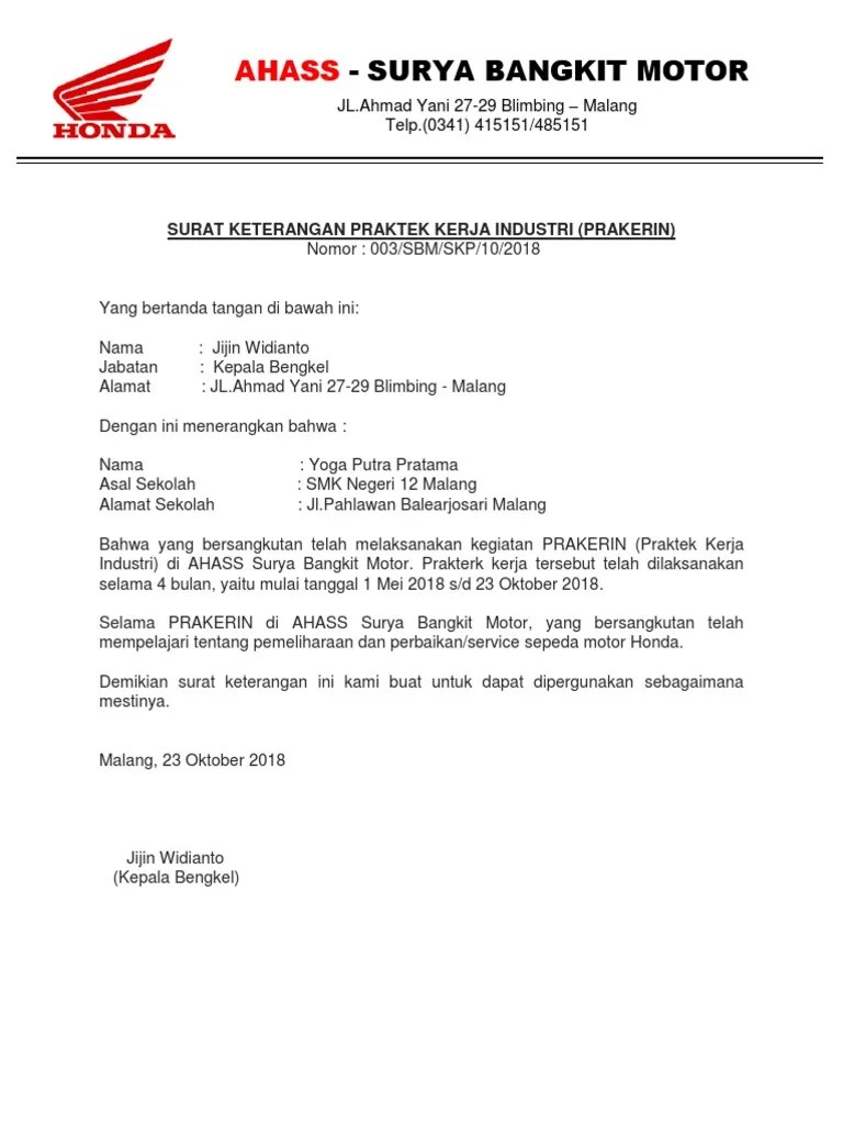 Check spelling or type a new query. Surat Keterangan Magang Kerja Pdf