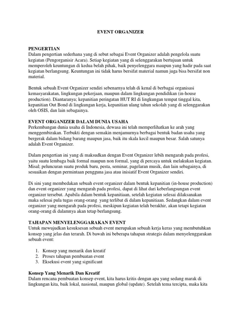 Event Organizer | PDF