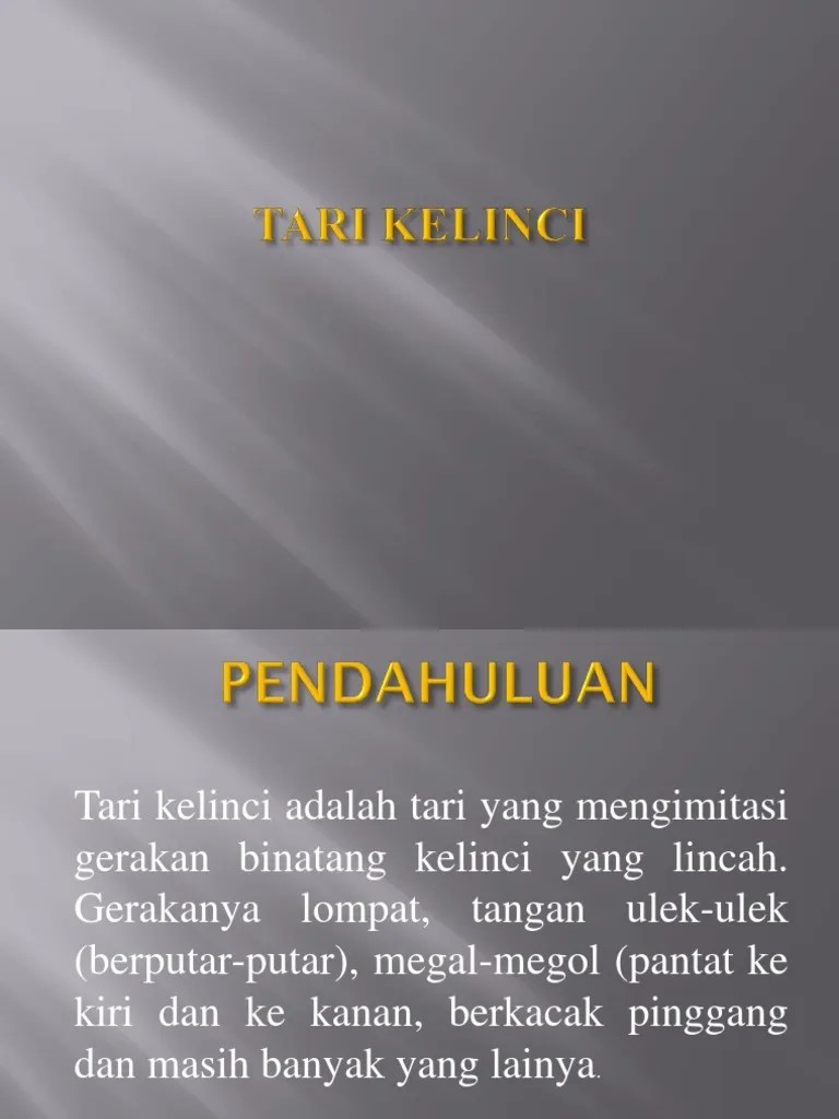 Tari Kelinci | PDF