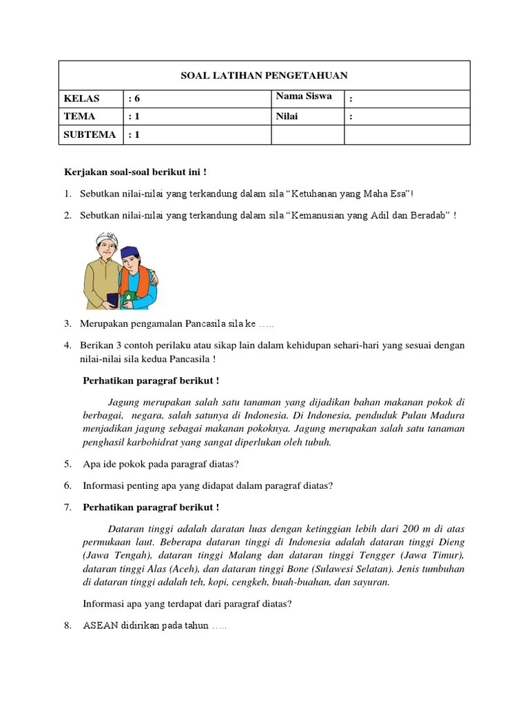 Soal Latihan Pengetahuan | PDF
