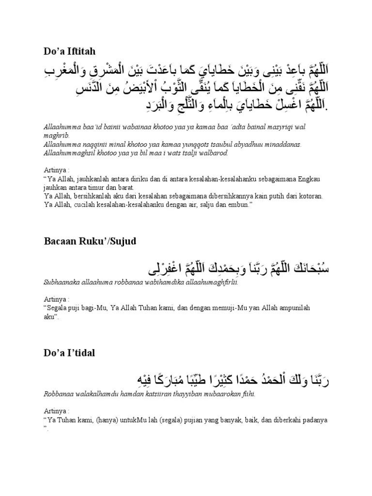 Doa Sesudah Sholat Dhuha Menurut Muhammadiyah