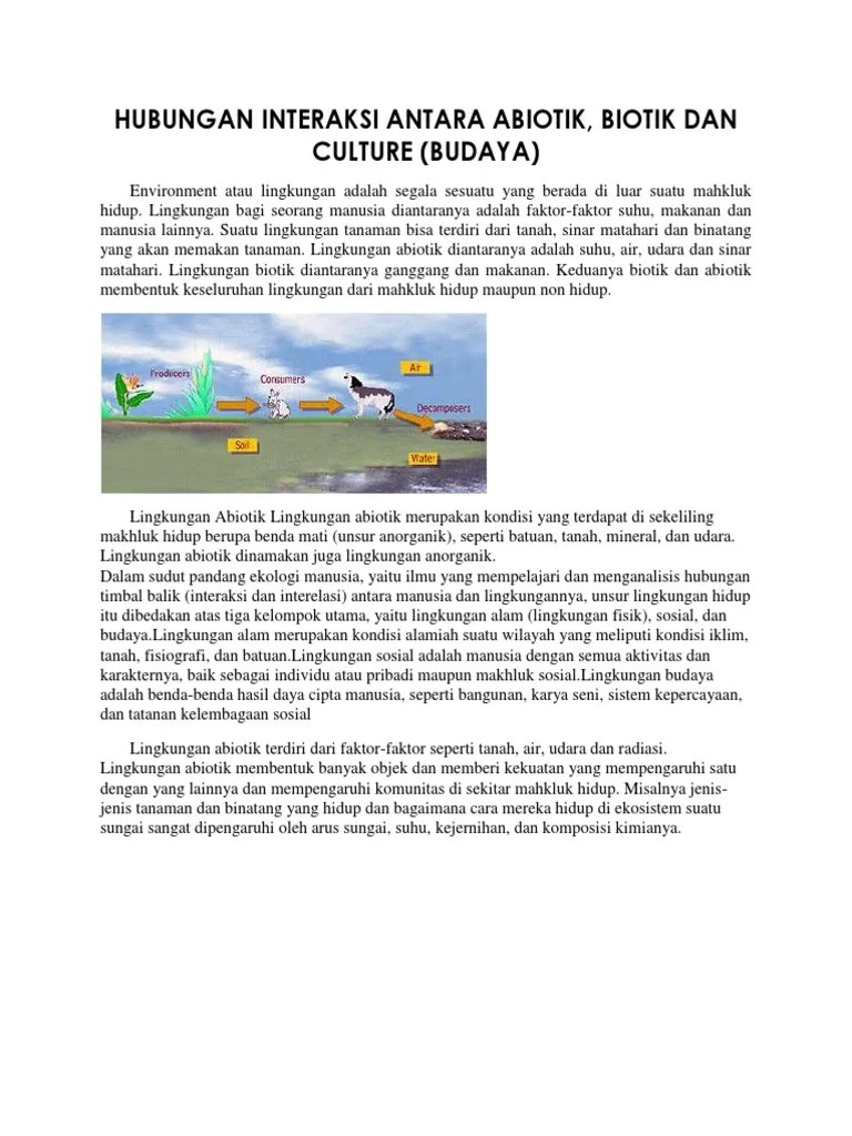 Lingkungan Biotik | PDF