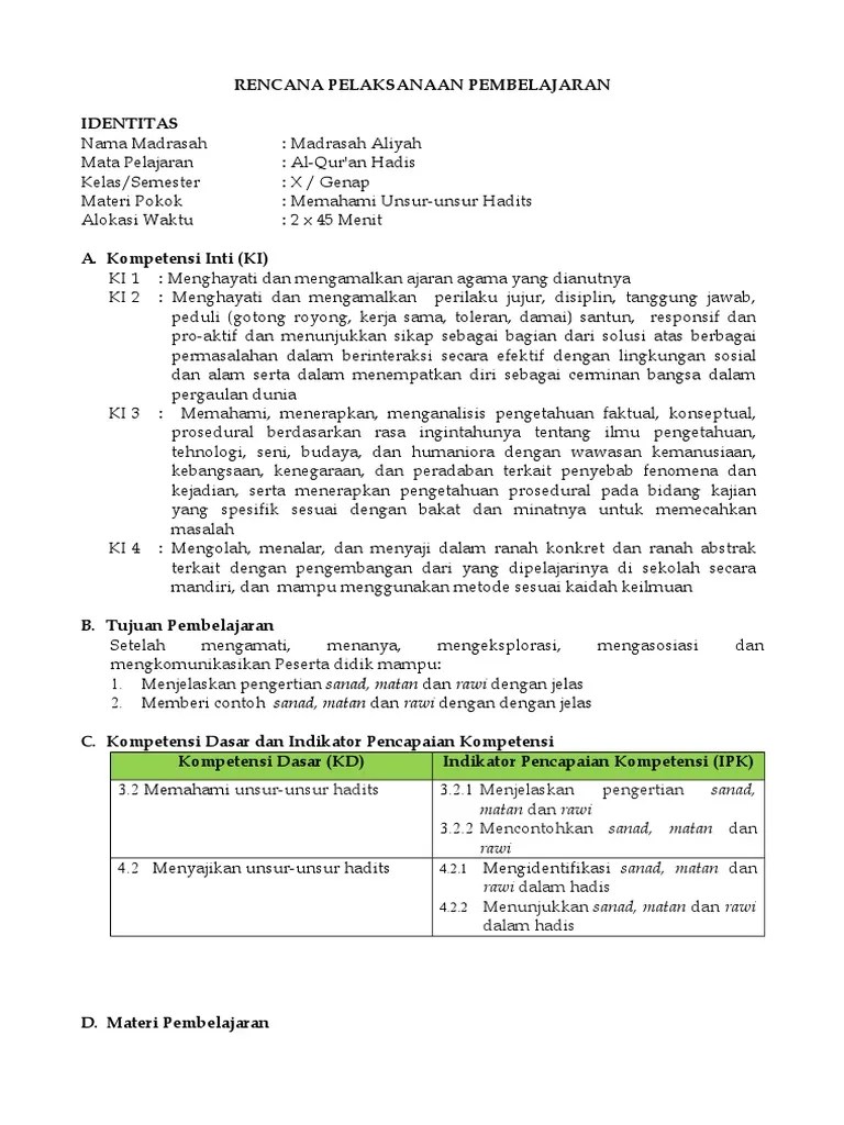 Apakah pengertian dari sanad, matan dan rawi hadits? Atha Ar Rizqi