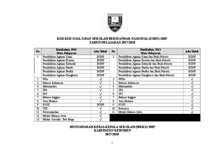 Maybe you would like to learn more about one of these? Cover Kisi Kisi Usbn