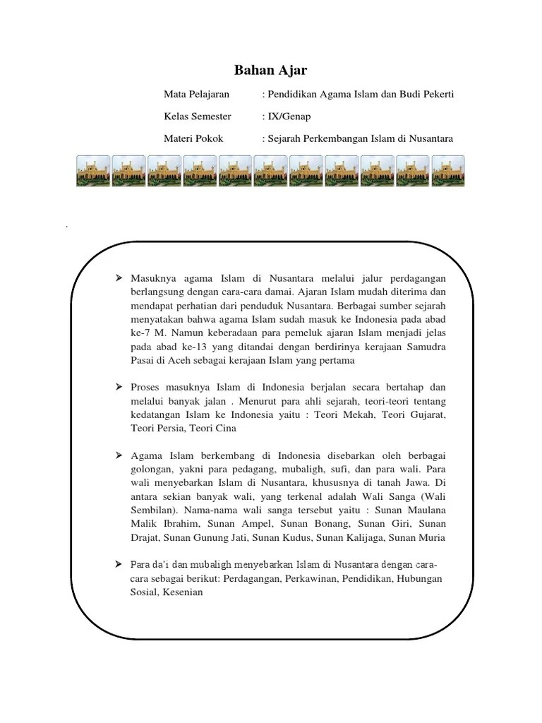 Nusantara tidak terlepas dari sejarah masuknya islam dan perkembangannya di. Penyebaran Islam Di Indonesia Melalui Jalur Perdagangan Visitbandaaceh Com