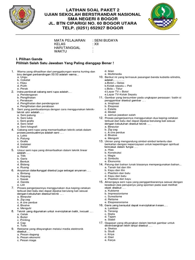 Berikut Ini Adalah Unsur Dasar Seni Rupa Kecuali - Berbagai Unsur