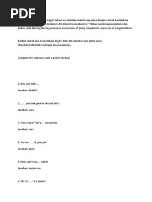 Demikian informasi yang dapat kami . Contoh Report Text Beserta 10 Soal Essay Dan Jawaban Berbagai Contoh