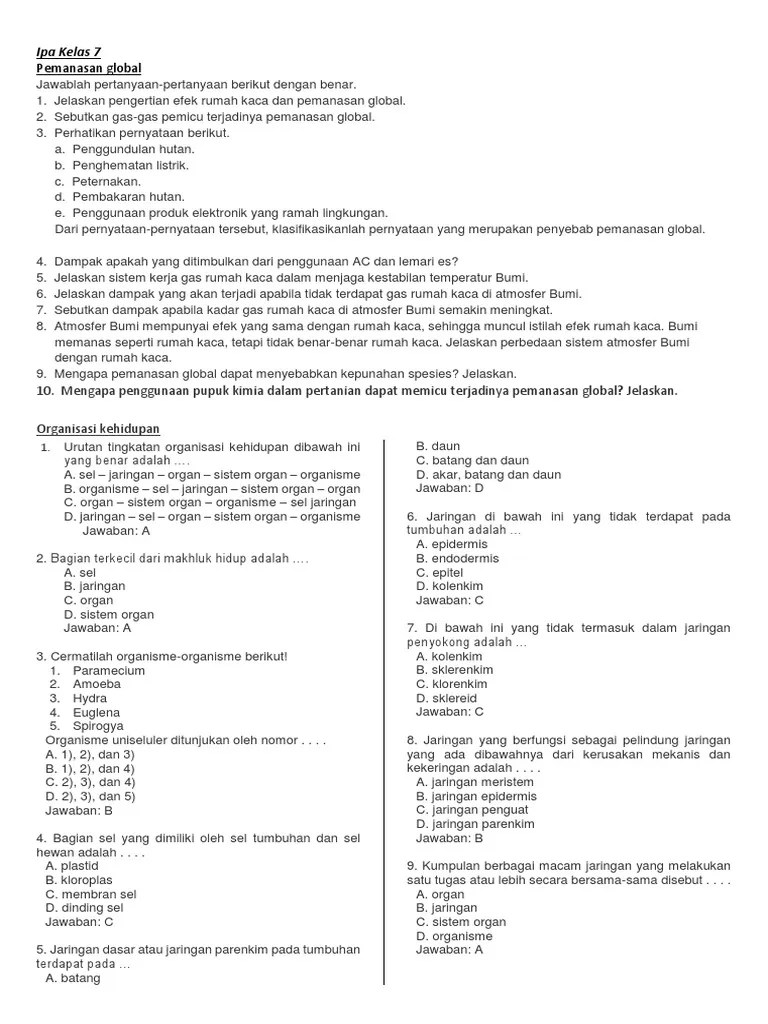 Ipa Kelas 7