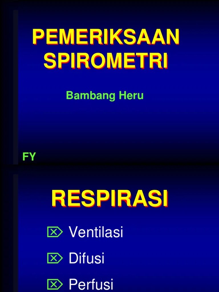 Spirometri Asma | PDF