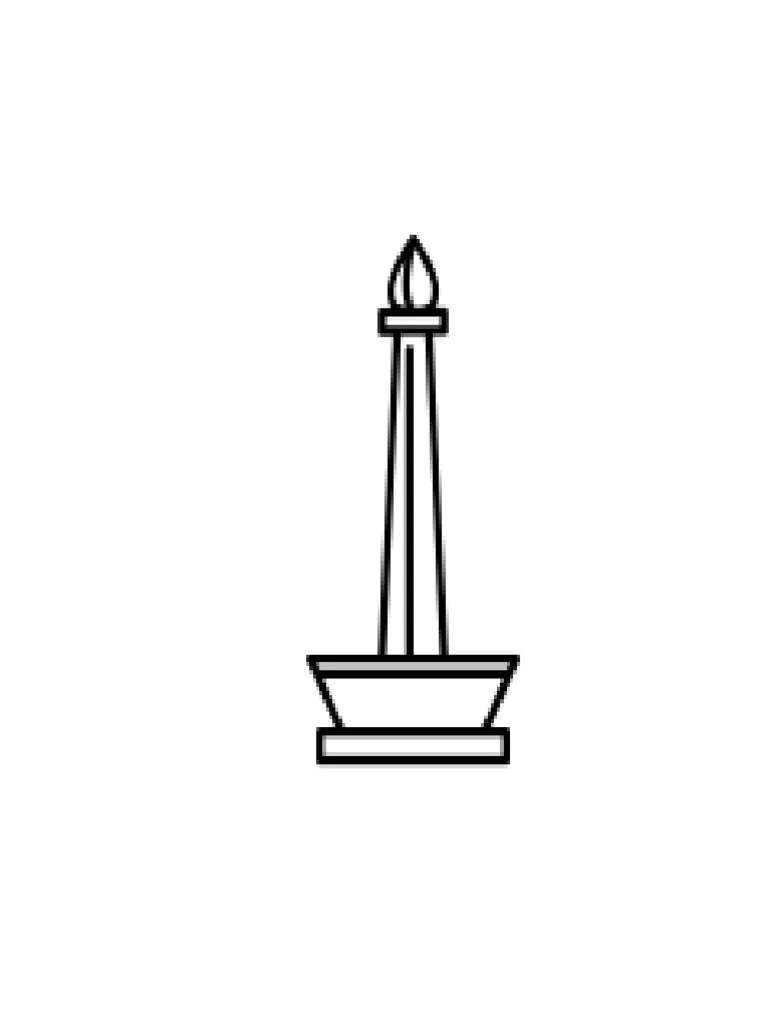 Mewarnai gambar monas pewarna f. GAMBAR MONAS UNTUK MEWARNAI.docx