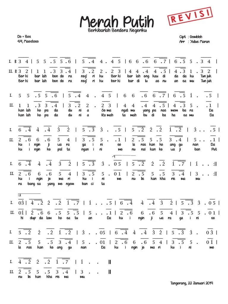 Berkibarlah Bendera Negeriku | PDF