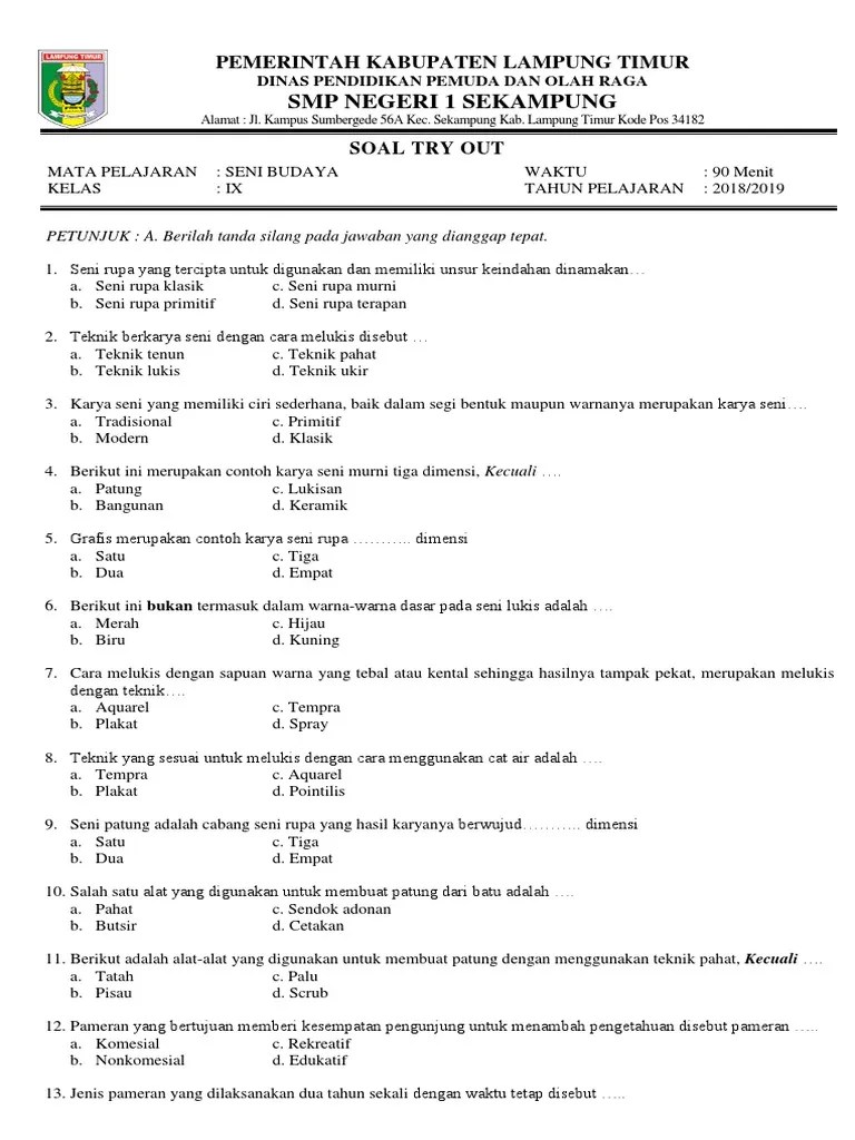 Berikut Unsur Seni Rupa Tiga Dimensi Kecuali