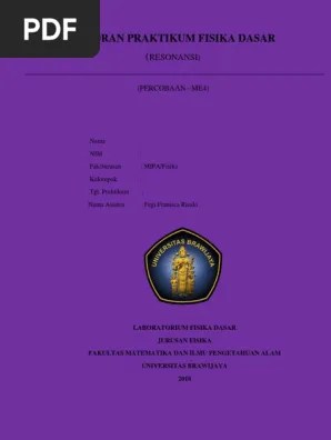 Percobaan Resonansi Bunyi | PDF