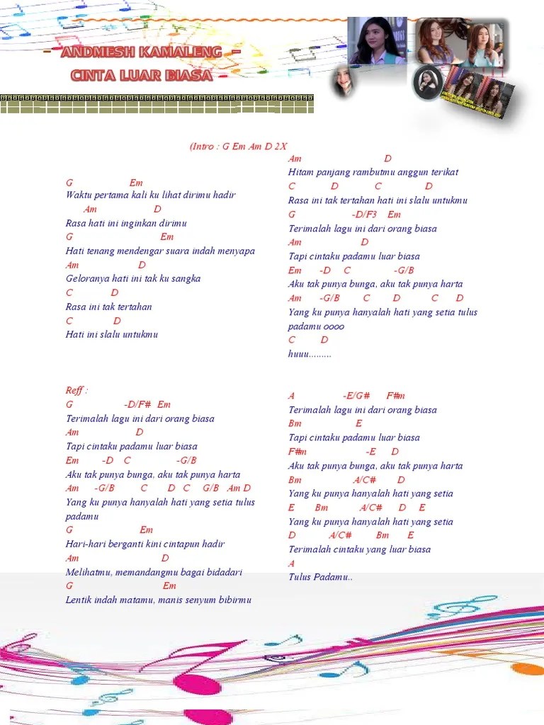 Am saya tak punya bunga. Chord Lagu Aku Tak Punya Bunga Aku Tak Punya Harta Suara