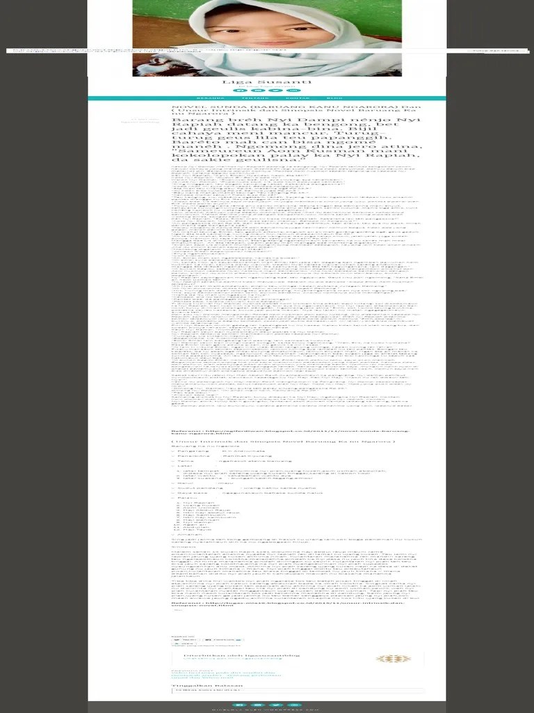 35++ Unsur intrinsik novel sunda baruang kanu ngarora ideas | Cerita