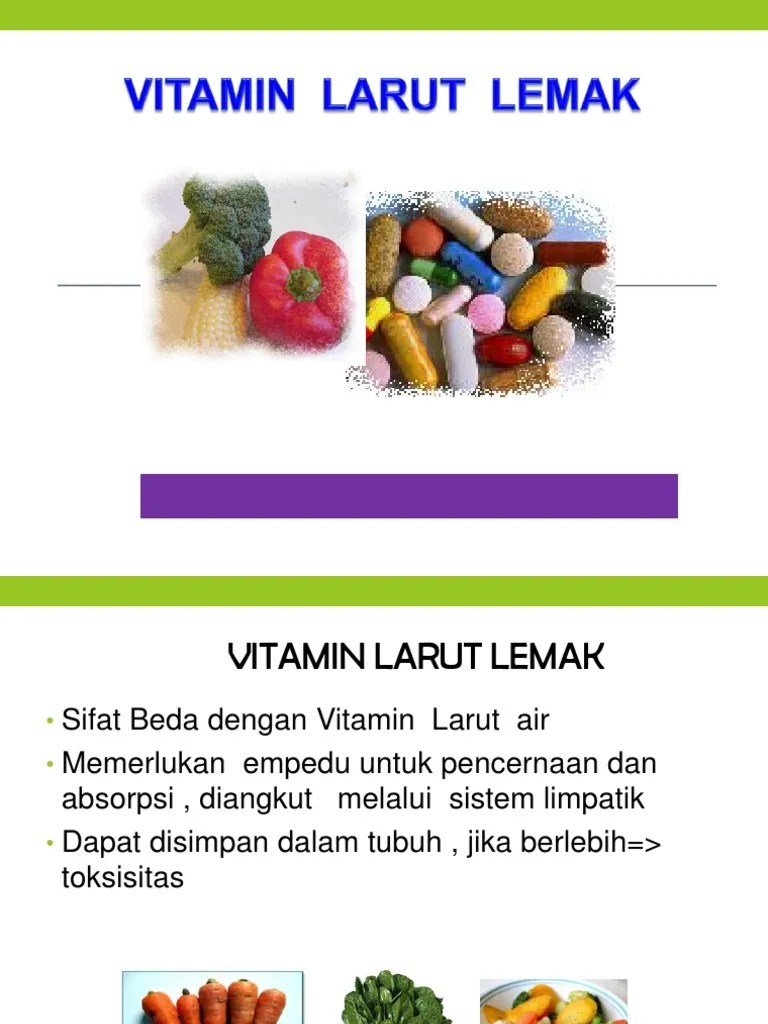 Vitamin Larut Lemak | PDF