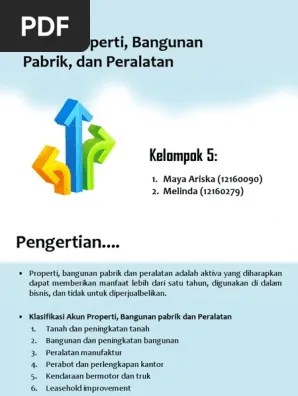 Karena audit akun properti, bangunan pabrik, dan peralatan ini sama, maka seksi ini memfokuskan pada audit peralatan manufaktur untuk mengilustrasikan pendekatan audit terhadap semua jenis akun properti. Audit Properti Bangunan Pabrik Peralatan Pdf