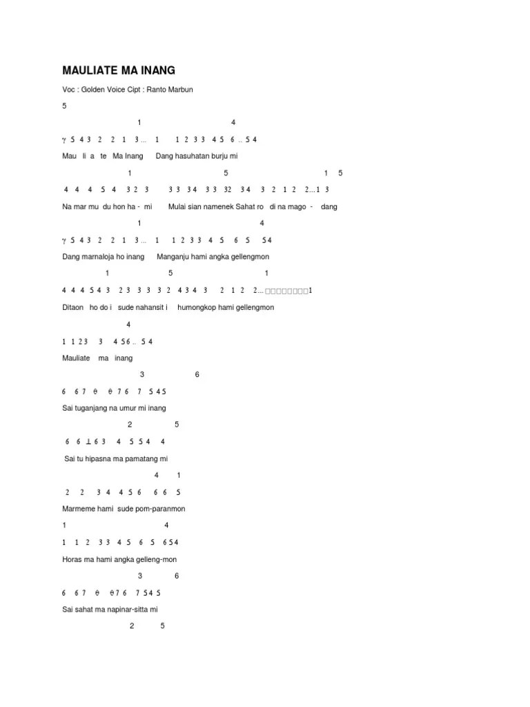 C am mauliate ma inang f c g mauliate ma inang c f disude pambaenanmi Mauliate Ma Inang