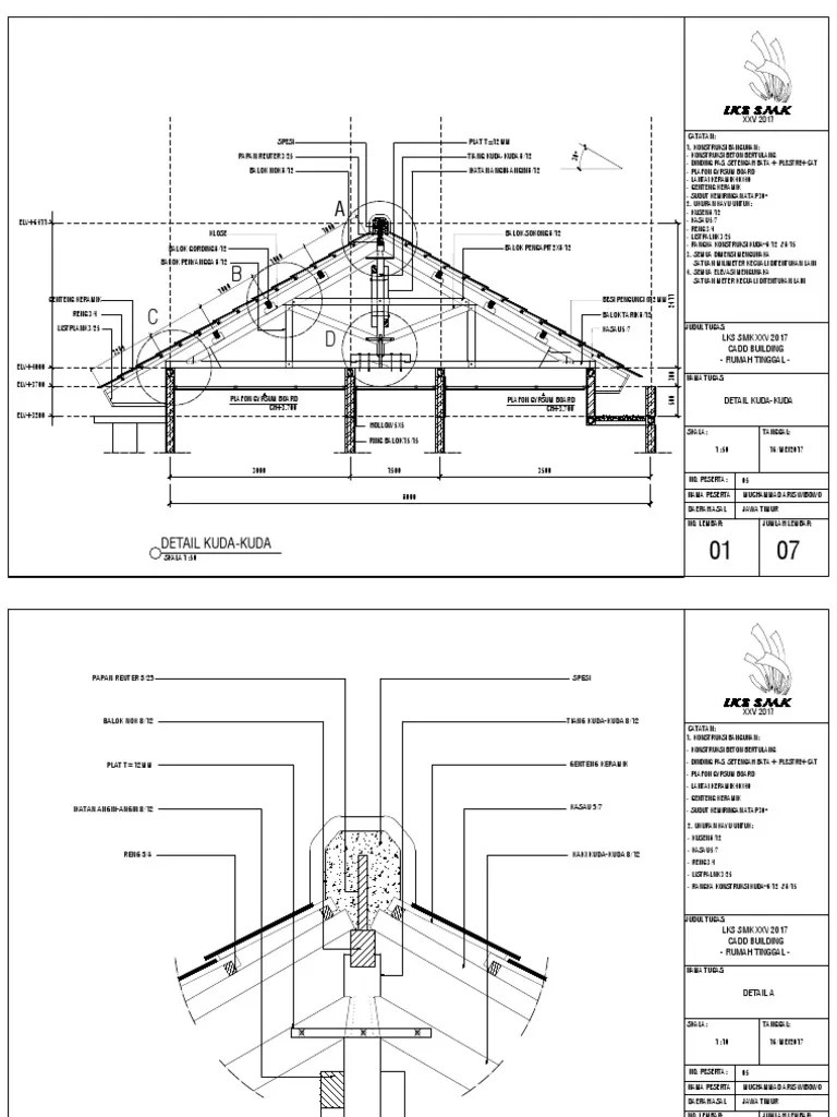 Gambar Sambungan Atap | PDF