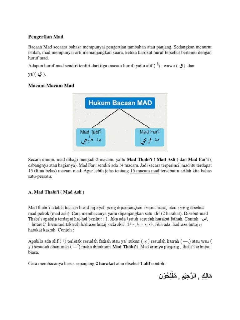 Pengertian Mad | PDF