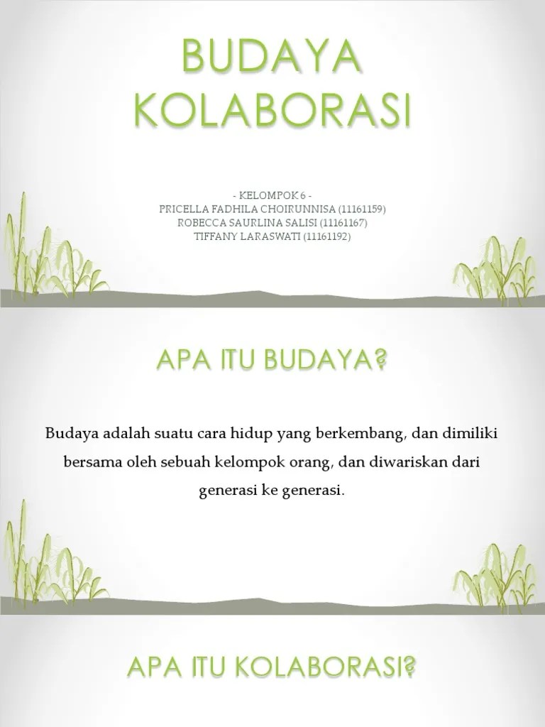 Budaya Kolaborasi | PDF