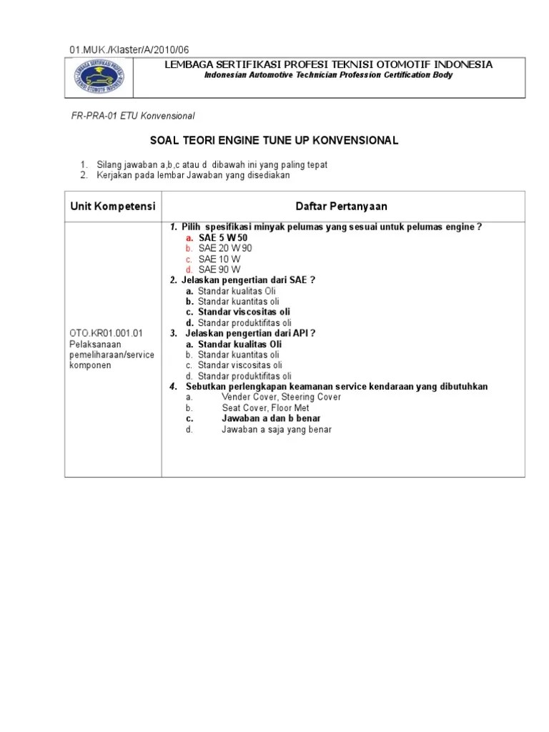 ETU Konv - Kunci Jawaban | PDF
