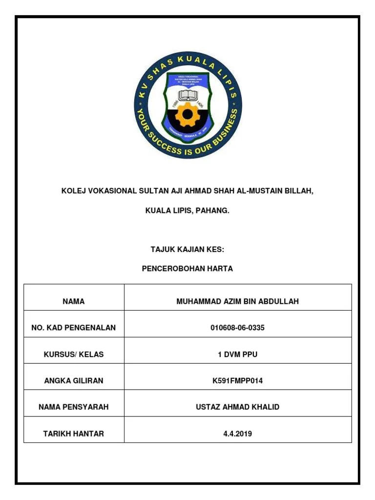 Folio agama docx kolej vokasional datuk seri mohd zin 78000 alor gajah melaka tajuk kajian kajian kes pengajian islam . Kajian Kes Pengajian Islam Pdf