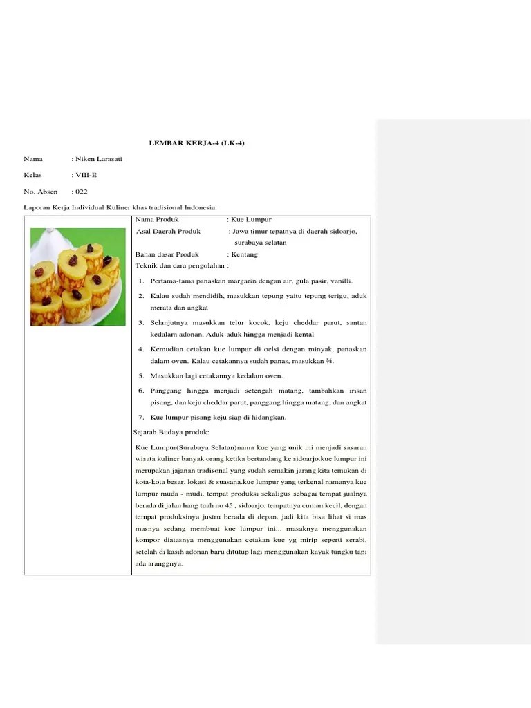 Lk 4 prakarya kelas 9 semester 1. Lembar Kerja Pdf