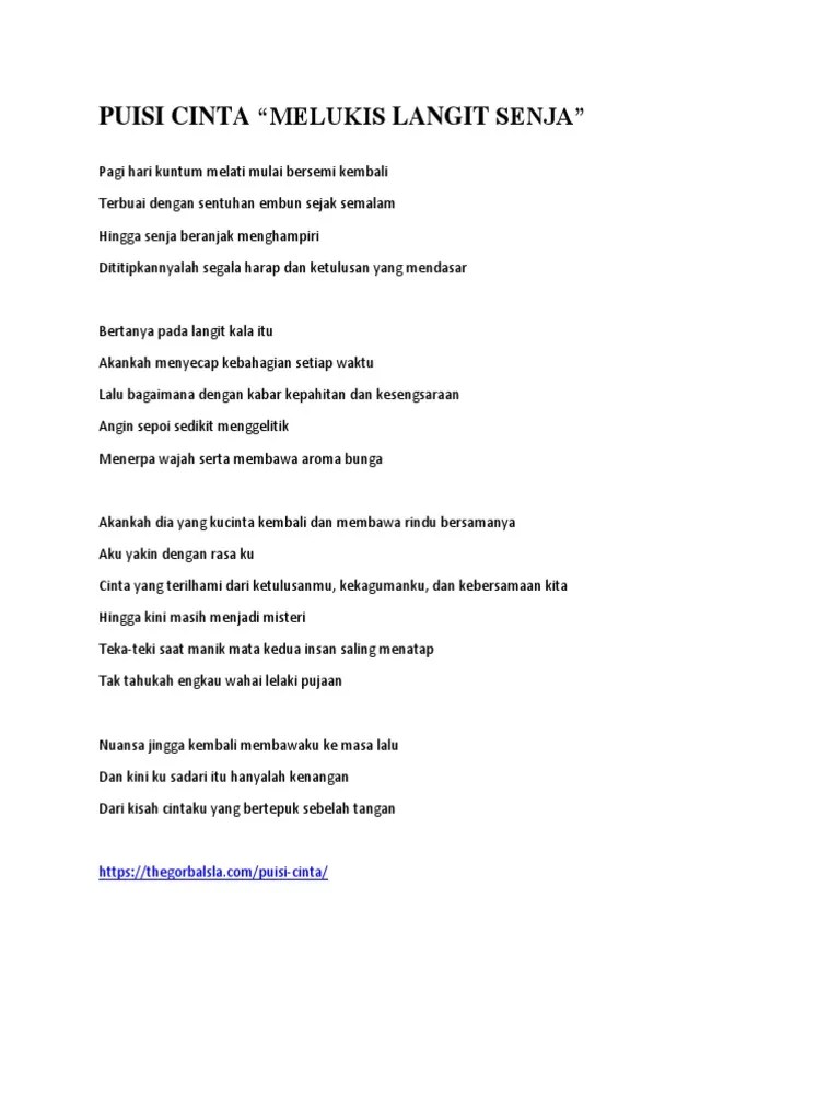 Puisi Cinta | PDF