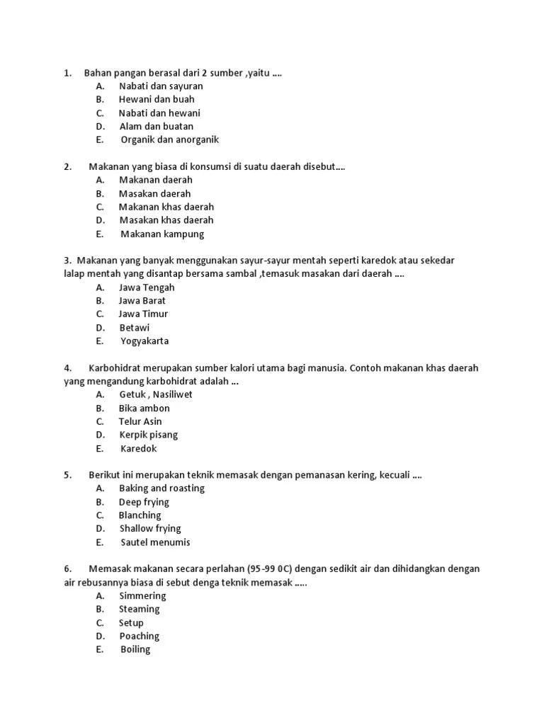 Yang Termasuk Peralatan K3 Dalam Pembuatan Makanan Khas Daerah Adalah -  Berbagai Alat