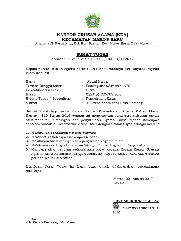 Contoh Laporan Penyuluh Non Pns | PDF